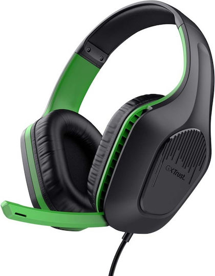 Trust GXT 415X ZIROX Over Ear Gaming Headset with 3.5 mm Connectivity Green for Nintendo Switch / PC / PS4 / PS5 / XBOX