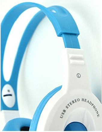Komc B1 Over Ear Gaming Headset cu conexiune USB Albastru