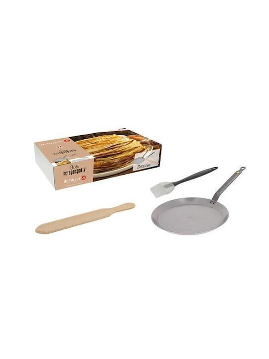 De Buyer Crepes Party Κρεπιέρα από Ανθρακούχο Χάλυβα 26cm