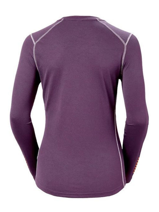 Helly Hansen Bluza termica pentru femei cu maneci lungi Albastru