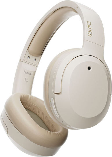 Edifier W820NB Plus Wireless / Wired Over Ear Headphones with 49 Hours Playing Time and Quick Charge Ivory