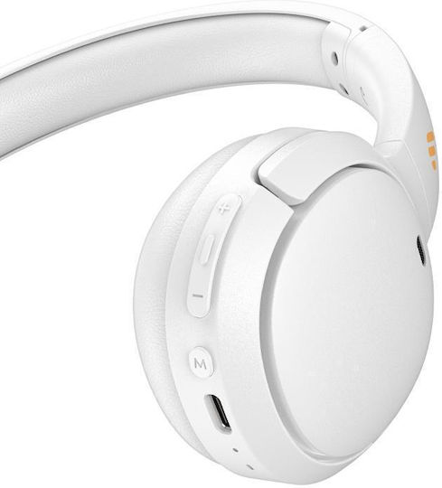 Edifier WH500BT Fără fir / Cu fir Over Ear Căști cu 40 ore de Funcționare și Încărcare Rapidă Albe