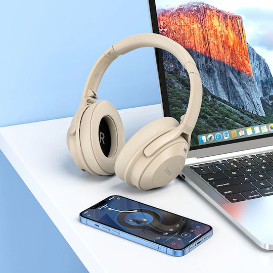 Hoco W37 Wireless / Wired Over Ear Headphones with 46 hours of Operation Smoky Blue