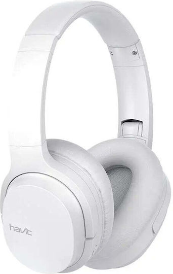 Havit I62 Wireless / Wired Over Ear Headphones with 8 hours of Operation White