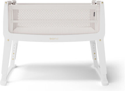 Snuz Λίκνο Snuzpod Studio Paris με Στρώμα και Πλαϊνό Άνοιγμα White