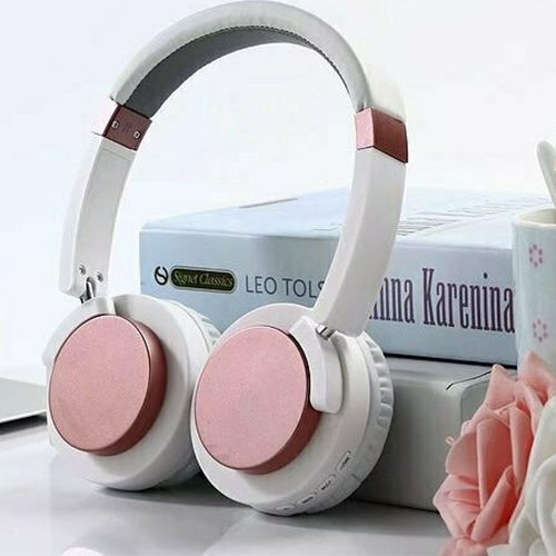 SY-BT1603W Fără fir Bluetooth On Ear Căști cu 5 ore de Funcționare White / Pink