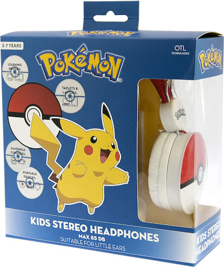 OTL Premium Junior Pokemon Pokeball Wired On Ear Headphones Muticolot