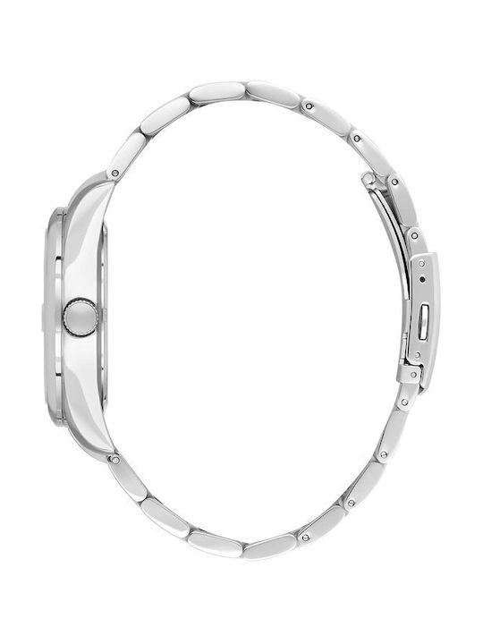 Beverly Hills Polo Club Uhr Batterie mit Silber Metallarmband