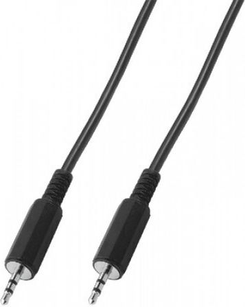 Goobay Goobay 3,5mm Klinkenkabel - 3,5mm Stecker Schwarz 1,5m 51658