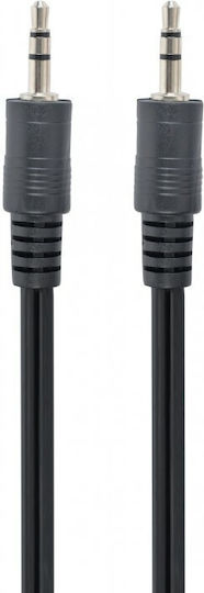 Cablexpert Καλώδιο Ήχου 3.5mm male - 3.5mm male Μαύρο 2m CA404-2M