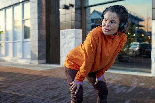 Philips A4216 Безжични / Жични On Ear Слушалки с 35 часа Работа и Бързо Зареждане Черни
