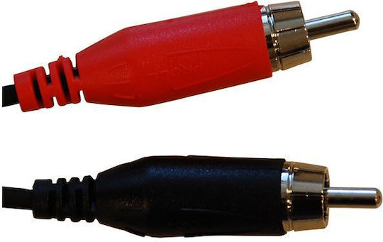 Proel Καλώδιο Ήχου 3.5mm male - RCA male Μαύρο 1.8m BULK540LU18