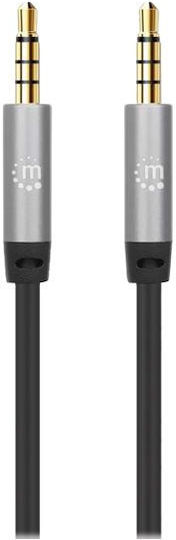 Manhattan Καλώδιο 3,5 mm Stecker - 3,5 mm Stecker Gray 2m (355995)