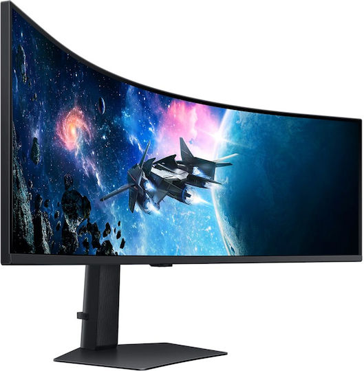 Samsung Odyssey G9 G95C Ultrawide VA Curved Gaming Monitor 49" 5120x1440 240Hz με Χρόνο Απόκρισης 1ms GTG