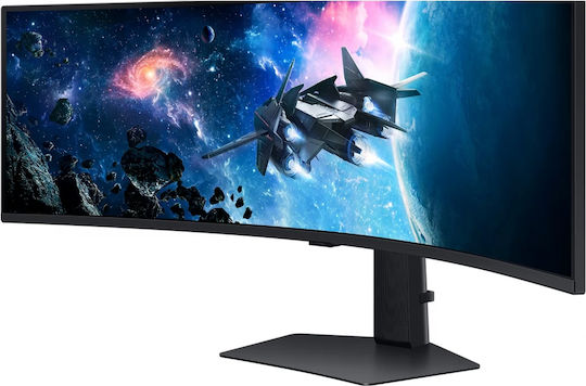 Samsung Odyssey G9 G95C Ultrawide VA Curved Gaming Monitor 49" 5120x1440 240Hz με Χρόνο Απόκρισης 1ms GTG