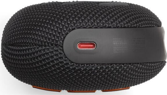 JBL Clip 5 Αδιάβροχο Ηχείο Bluetooth 7W με Διάρκεια Μπαταρίας έως 12 ώρες Μαύρο