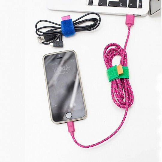 Kikkerland Kikkerland Plastic Cable Ties in Multicolour (8 pcs)