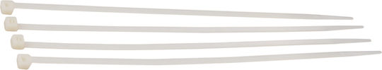 UYUS TOOLS Δεματικά Καλωδίων Πλαστικά 300mmx4.8mm σε Λευκό χρώμα (100τμχ) (AMR005)