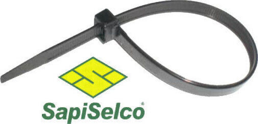 Sapiselco Kabelbinder Kunststoff 360mmx7,5mm in Weiß Farbe (100 Stück) SEL.3.434