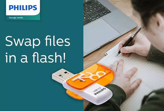 Philips Vivid Edition 128GB USB 2.0 Stick Orange
