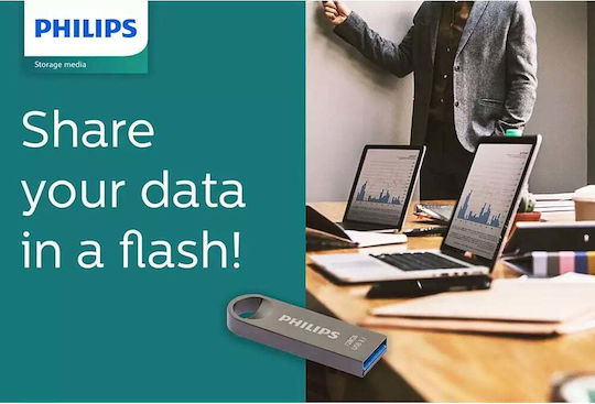 Philips Moon 128GB USB 3.1 Stick Argintiu