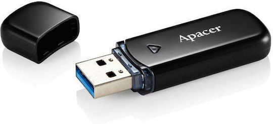 Apacer AH355 32GB USB 3.1 Stick Μαύρο