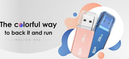 Silicon Power Helios 202 128GB USB 3.2 Stick Blue