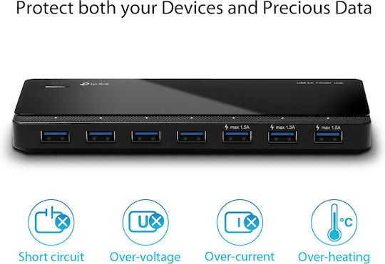 TP-LINK v1 Hub 7 Ports USB 3.0 with USB-A Connection