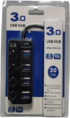 Hub 10 Θυρών USB 3.0 με σύνδεση USB-A