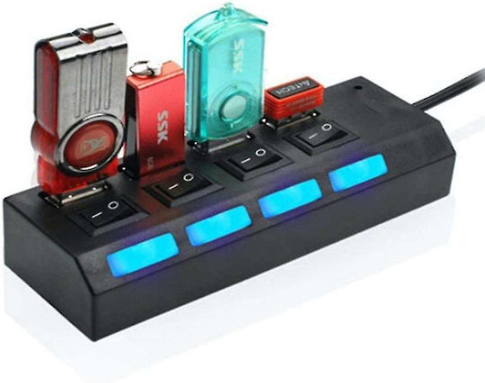 Treqa Hub 4 USB 3.0 Ports with USB-A Connection