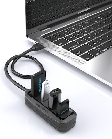Vention Hub 4 Θυρών USB 2.0 με σύνδεση USB-A