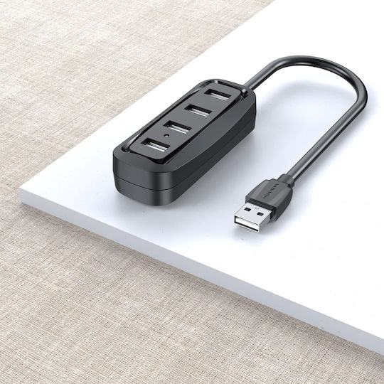 Vention Hub 4 Θυρών USB 2.0 με σύνδεση USB-A