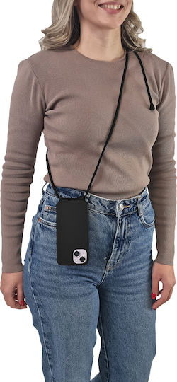 Silicone Case with Carrying Cord Carryhang Sonique Xiaomi Xiaomi 14 Black