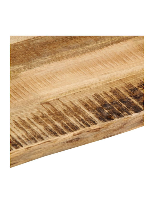vidaXL Square Table Surface made of Solid Wood Mango 110x80x2.5cm 370677 1pcs
