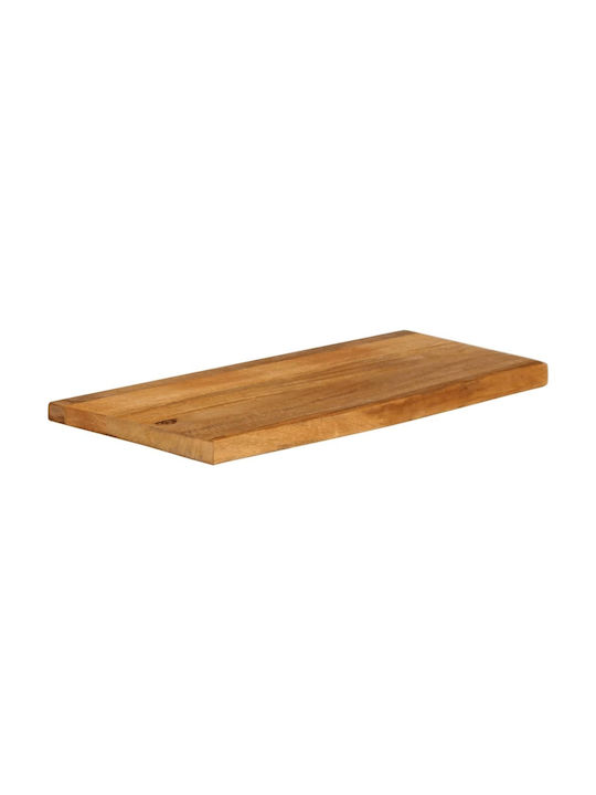 vidaXL Rectangular Table Surface made of Solid Wood Mango 70x40x2.5cm 370537 1pcs