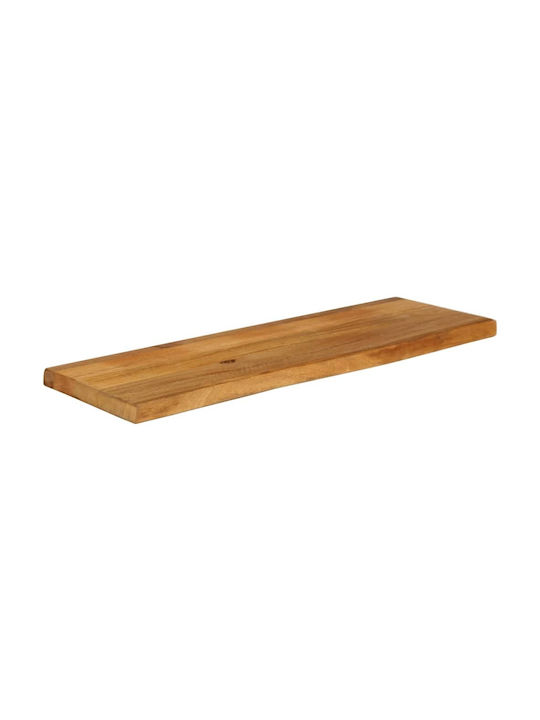 vidaXL Rectangular Table Surface made of Solid Wood Mango 110x40x3.8cm 370589 1pcs