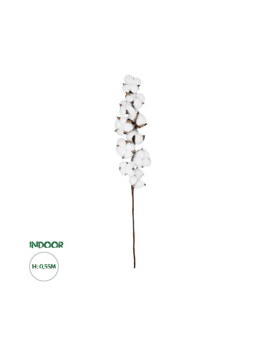 Artificial Decorative Branch White 55cm GloboStar