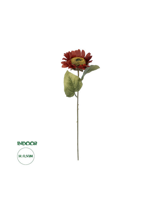 Decorative Artificial Flower Heliotropium Red 50cm GloboStar