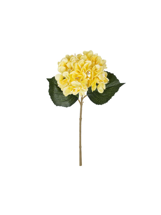 Decorative Artificial Flower Hydrangea Yellow 47cm GloboStar
