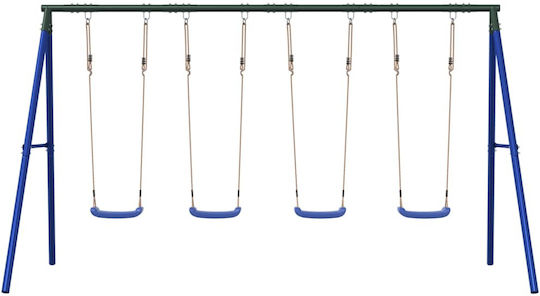 vidaXL Metal Hanging Swing 341x185x185cm Blue