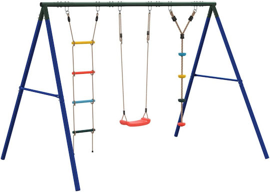 vidaXL Κούνια Κρεμαστή Μεταλλική 273.5x185x185εκ. Πολύχρωμη