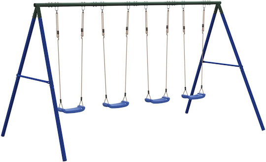 vidaXL Metal Hanging Swing 341x185x185cm Blue