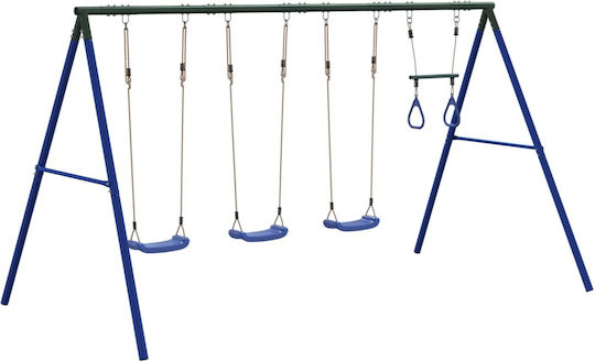 vidaXL Metal Hanging Swing 341x185x185cm Blue