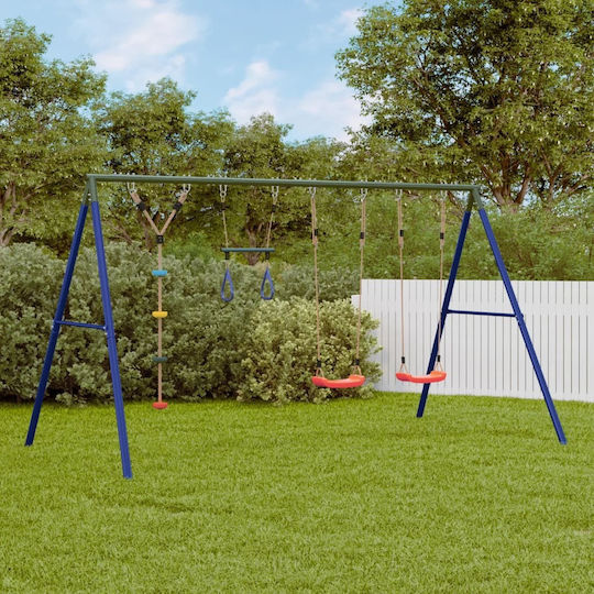 vidaXL Metal Double Swing Tray 341x185x185cm Multicolour
