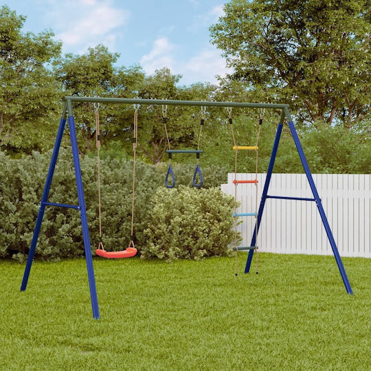 vidaXL Κούνια Κρεμαστή Μεταλλική 273.5x185x185εκ. Πολύχρωμη
