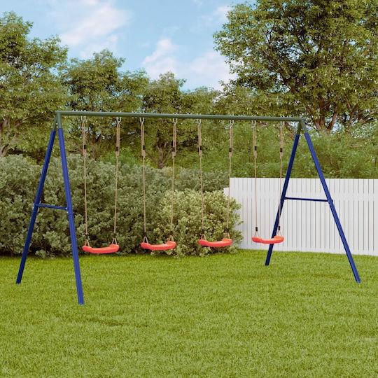vidaXL Metal Hanging Swing 341x185x185cm Blue