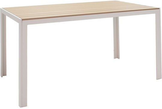 Set Sala De Mese 5 Piese Alb Set Sala De Mese 5 Piese Alb