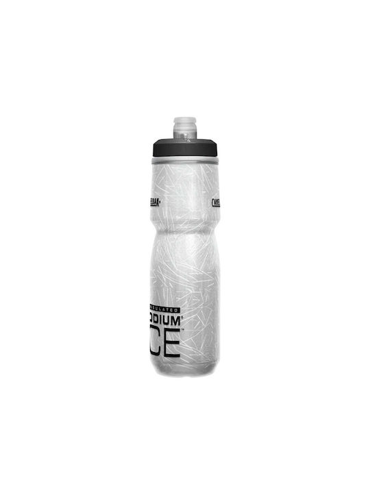 Camelbak Podium Ice Πλαστικό Παγούρι Ποδηλάτου 620ml Ασημί