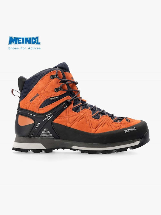 Meindl Tonale Men's Hiking Boots Waterproof with Gore-Tex Membrane Orange