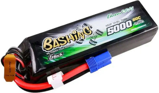 Battery Gens Ace G-tech 5000mah 14.8v 4s1p 60c Lipo Battery Pack Ec5 Connector Bashing Series